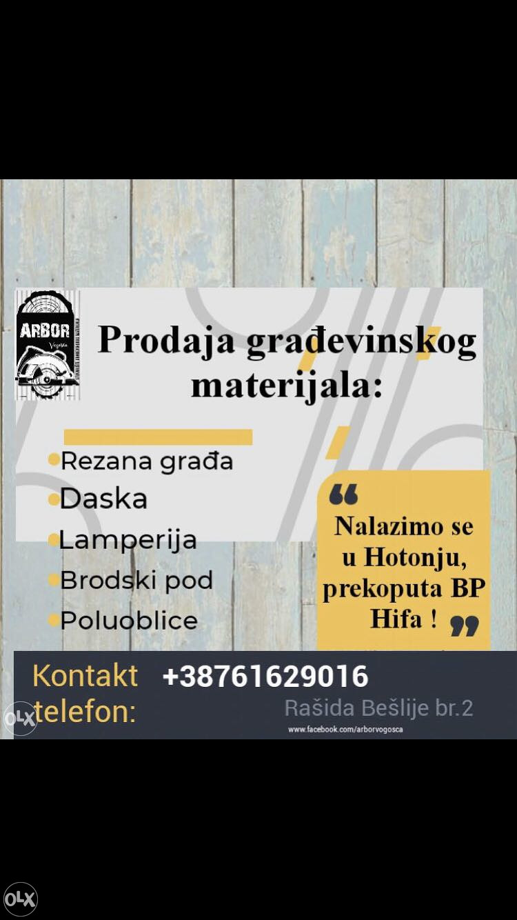 Rezana Gradja Daska Lamperija Brodski Pod Poluoblice Daske Fosne