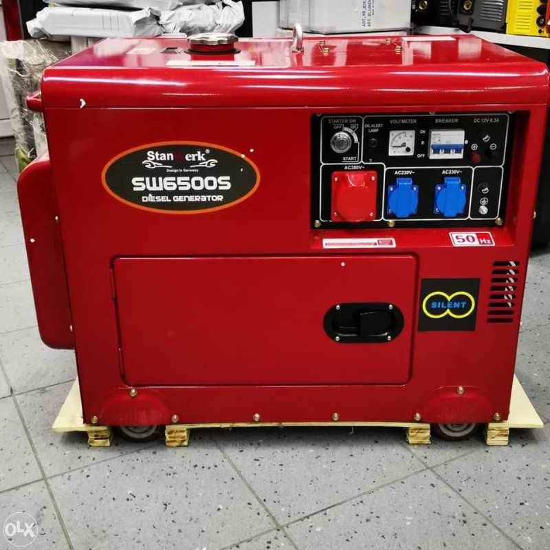 AGREGAT GENERATOR 6500W TIHI DIZEL AGREGATI Elektromotori I Agregati