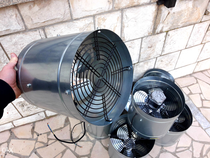 Ventilator Aksijalni Cijevni Zidni Ugradbeni Ugradni Ventilatori Olx Ba