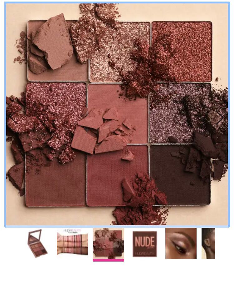 HUDA BEAUTY NUDE RICH OBSESSIONS ORIGINALNA PALETA Sjene za oči OLX ba