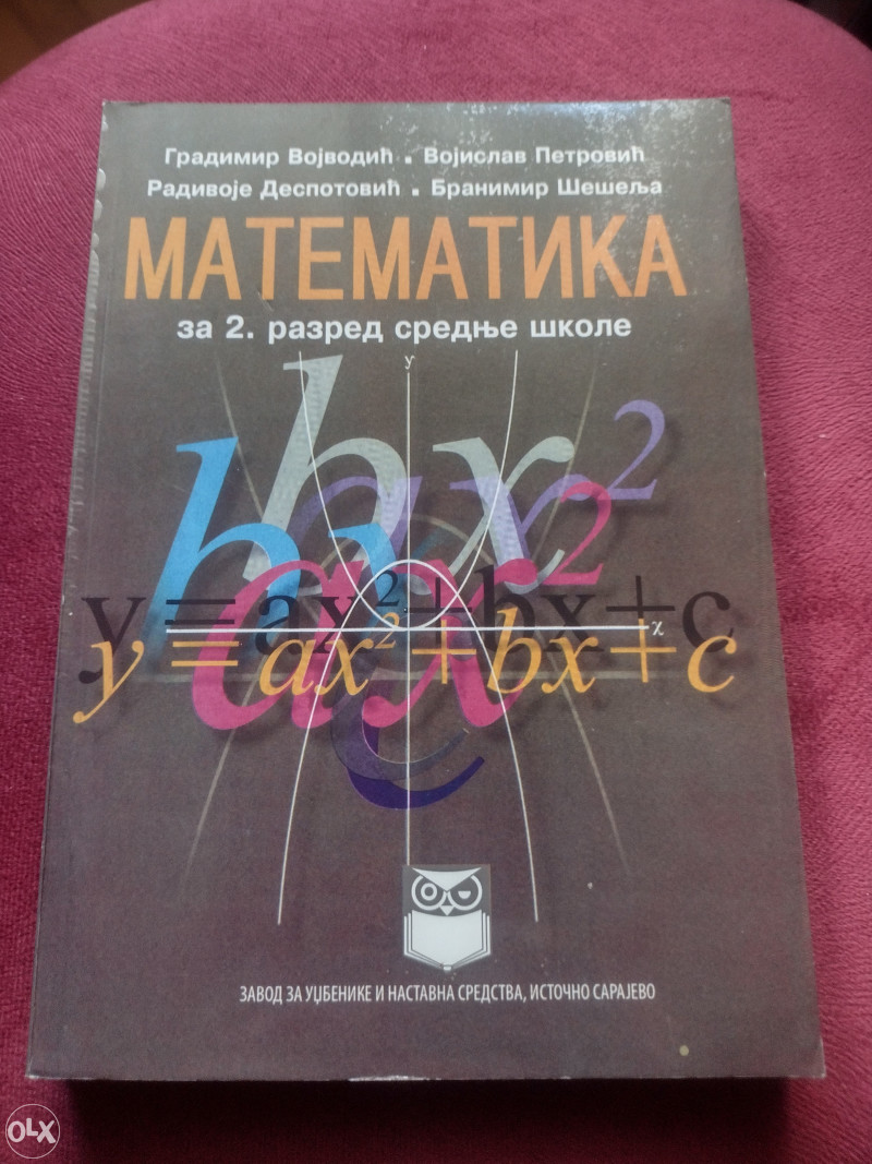 Matematika Udzbenik Razred Srednja Skola Srednja Kola Olx Ba