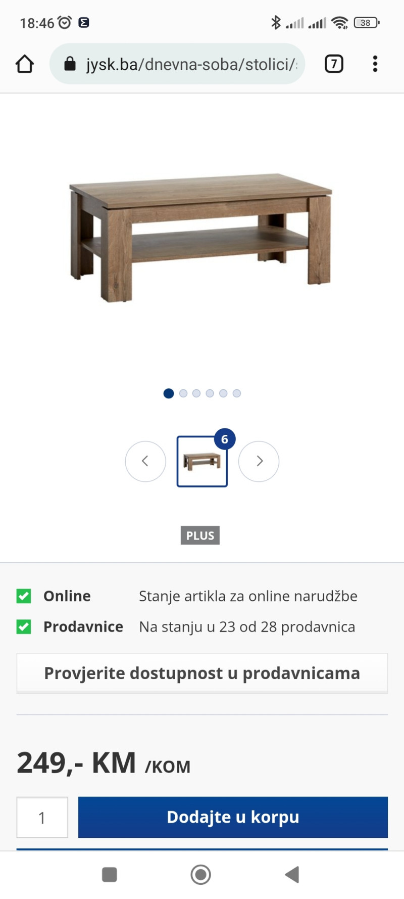 Stol Za Dnevni Boravak Klupski Stolovi Olx Ba