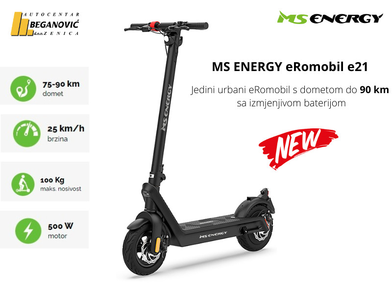 Električni romobil MS ENERGY eRomobil e21 Električni romobili OLX ba