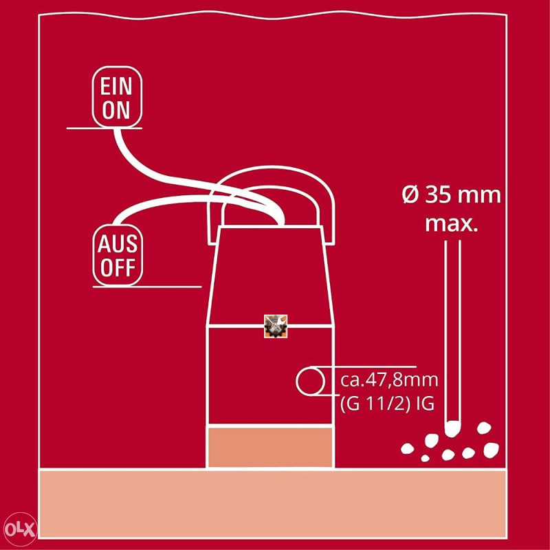 Einhell Gc Dp Ll Potopna Pumpa Za Ne Istu Vodu Pumpe I