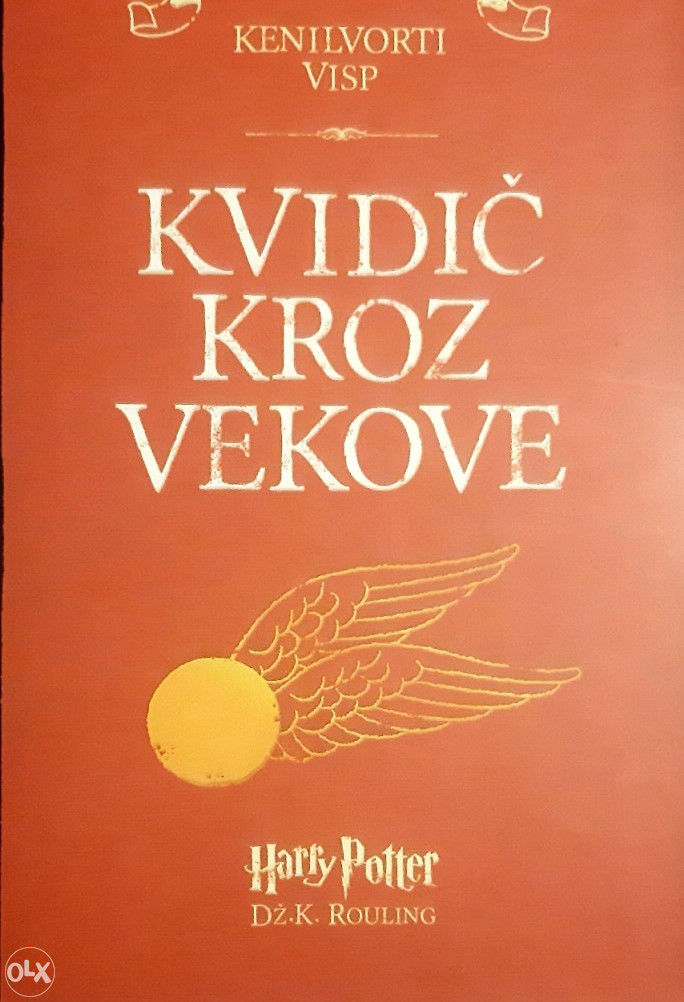 Harry Potter Kvidič kroz vekove Beletristika OLX ba