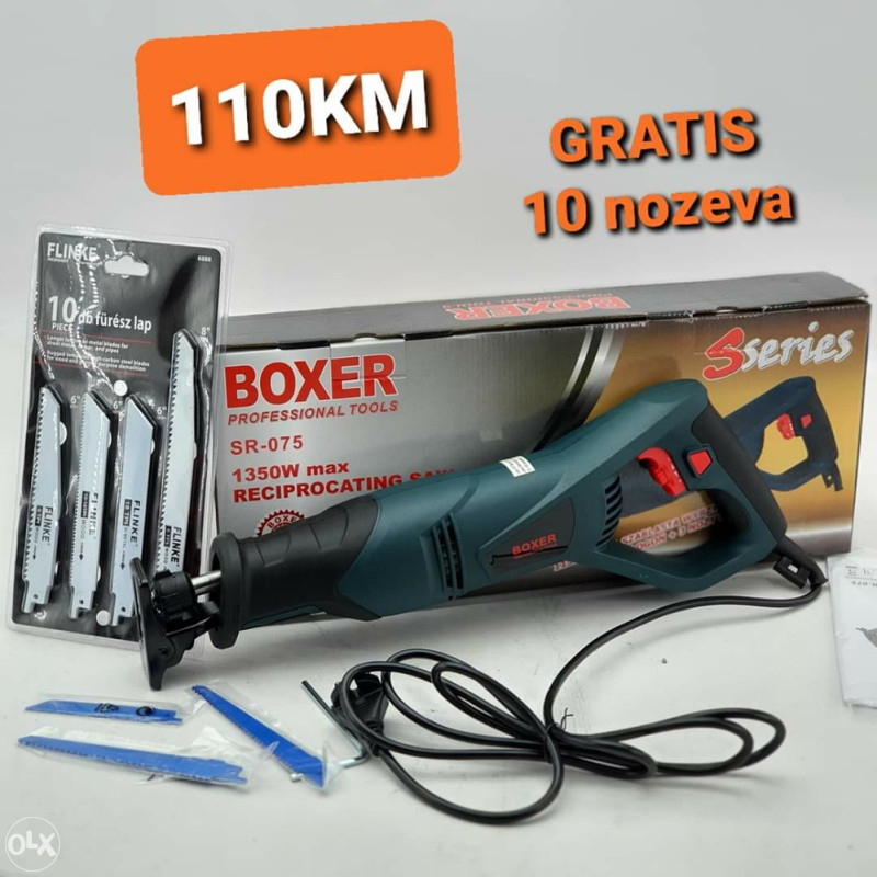 Lisiciji Rep Testera Za Kosti Drvo Metala BOXER 1350W Mesoreznice I