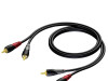 KABAL ČINČ PROCAB CLA800 0.5m 2xRCA m - 2xRCA m