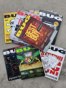 Časopis BUG - 107 komada sa pripadajućim DVD