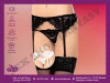 Halteri i gaćice 3309 crne M/L | FANTASY SEX SHOP