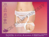 Halteri i gaćice 3305 - XXL bijeli | SexShop Fantasy