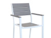 STOLICA CERVIA BIJELA ALUMINIJUM