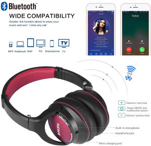 JIUHUFH Bluetooth slušalice, aux kabal, micro SD