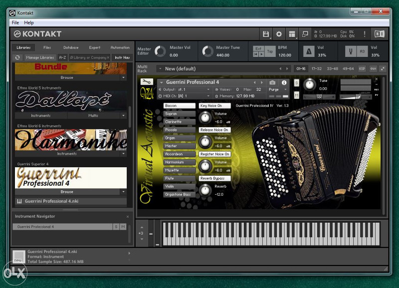 Harmonike za Kontakt 6