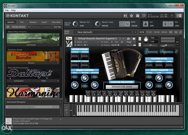 Harmonike za Kontakt 6