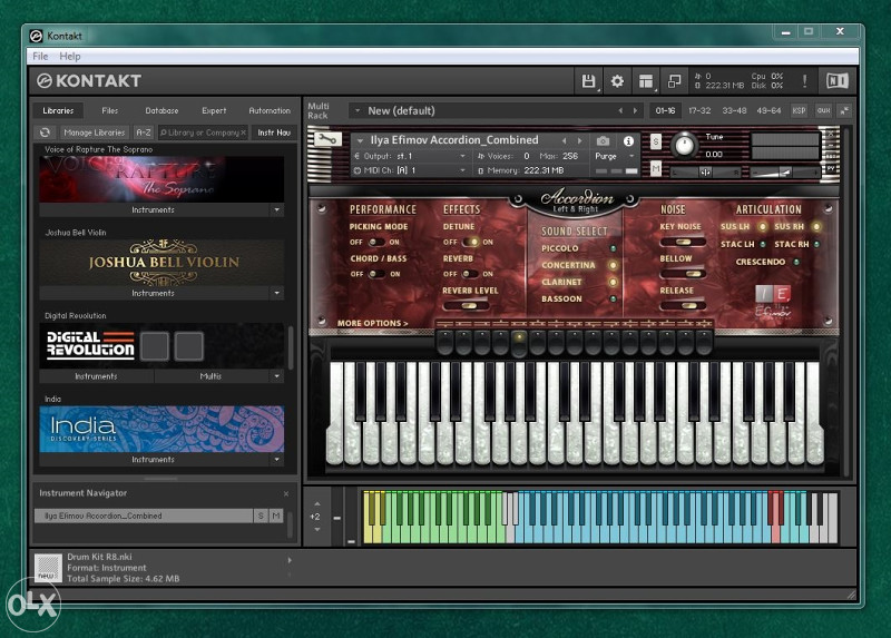 Harmonike za Kontakt 6