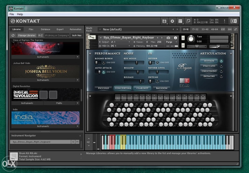 Harmonike za Kontakt 6