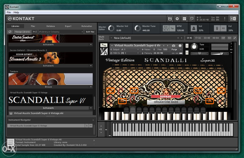 Harmonike za Kontakt 6