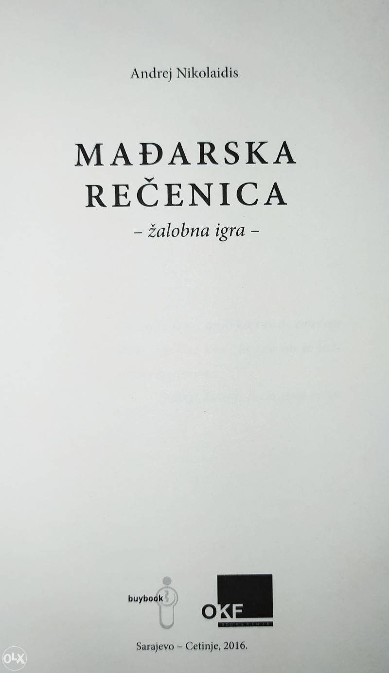 ANDREJ NIKOLAIDIS-MAĐARSKA REČENICA