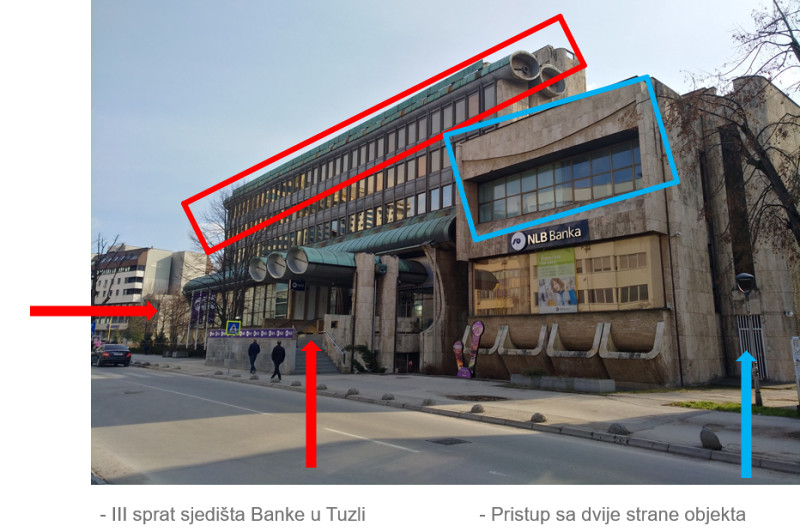 Poslovni prostor NLB Banke d.d., Sarajevo u Tuzli