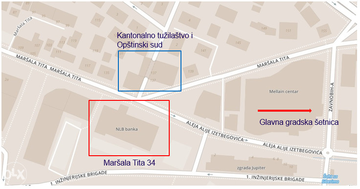 Poslovni prostor NLB Banke d.d., Sarajevo u Tuzli