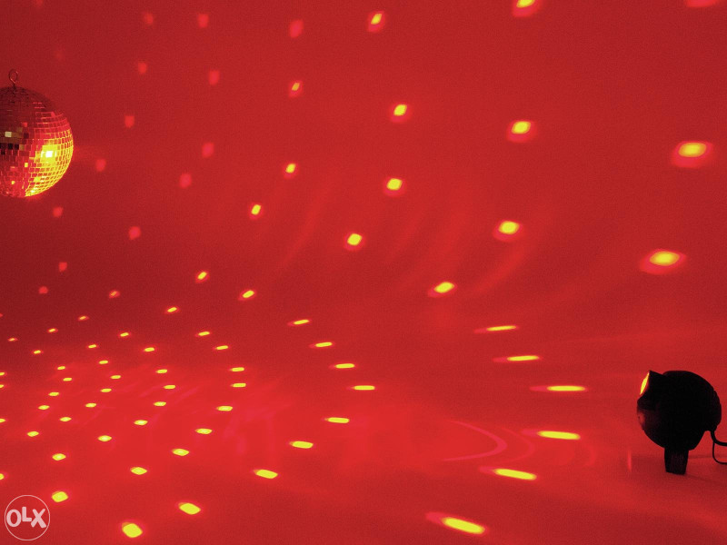 EUROLITE disko kugla  set 30cm sa LED RGB Spot RC