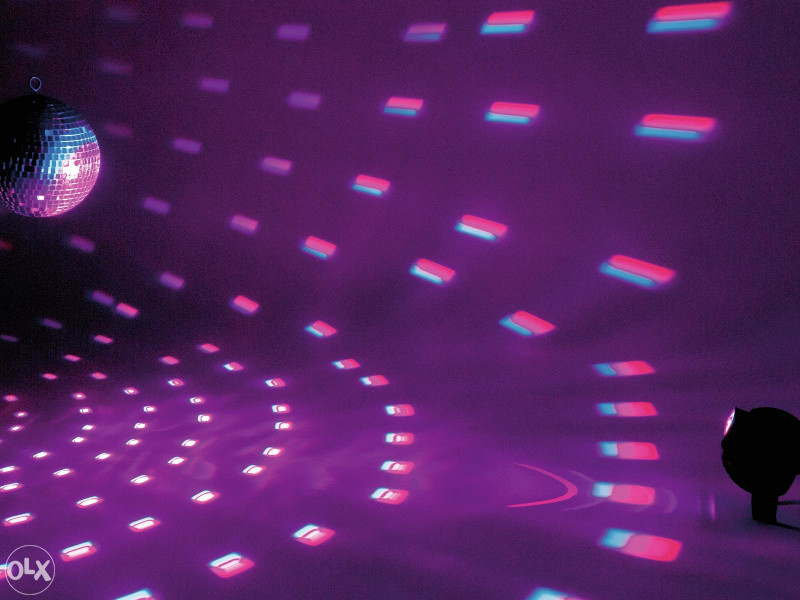 EUROLITE disko kugla  set 30cm sa LED RGB Spot RC