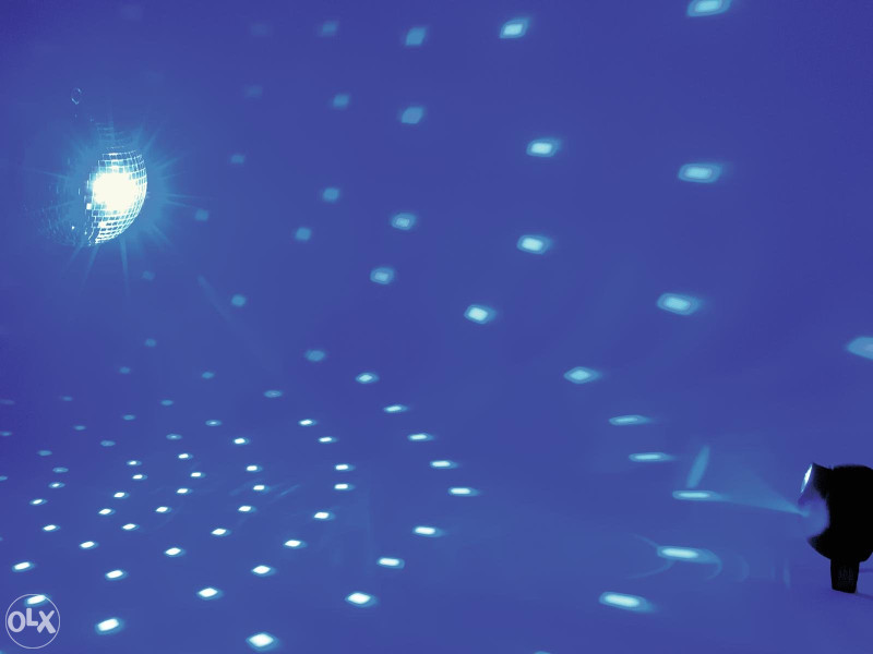 EUROLITE disko kugla  set 30cm sa LED RGB Spot RC