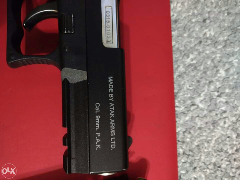 PLINSKI PIŠTOLJ "ZORAKI" M 917 T,9 mm