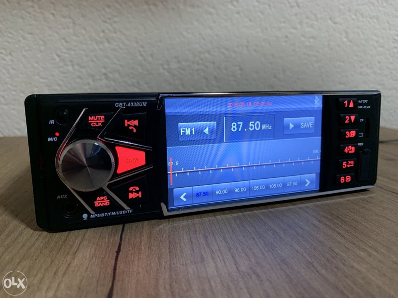 Auto Radio Mp5 Bluetooth Mp3 FM USB AUX Kasetofon CD/DVD/MC/Radio