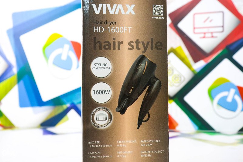 Fen sušilo za kosu Vivax HD-1600FT sklopivi putni