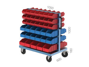 Set plastičnih kutija, plastične kutije - Model:4083