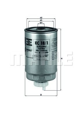 Filter goriva daf fa 45 150-10 -Mahle