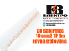 Cu sabirnica 10 mm2 1P 1m ravna izolovana