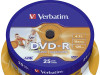 DVD-R MEDIJ VERBATIM 25PK CB P 16X 4,7GB