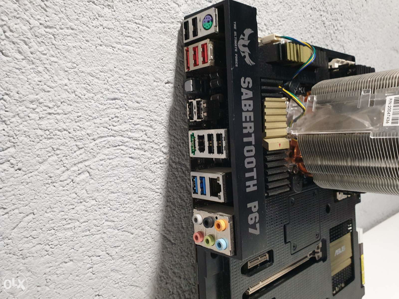 Intel upgrade l Asus P67 Sabertooth + i7 2600K + Cooler