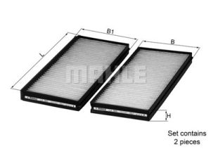 Filter klime kia carens -02 -Mahle