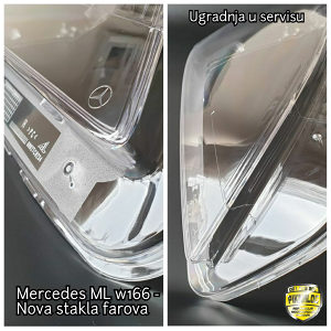Mercedes GL ML w166 staklo stakla fara far farovi