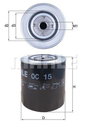 Filter ulja fiat bravo 1.4 16v -Champion