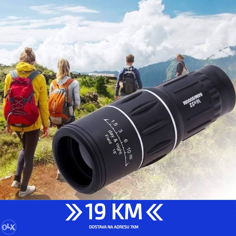 Monokularna optika s dvostrukim fokusom