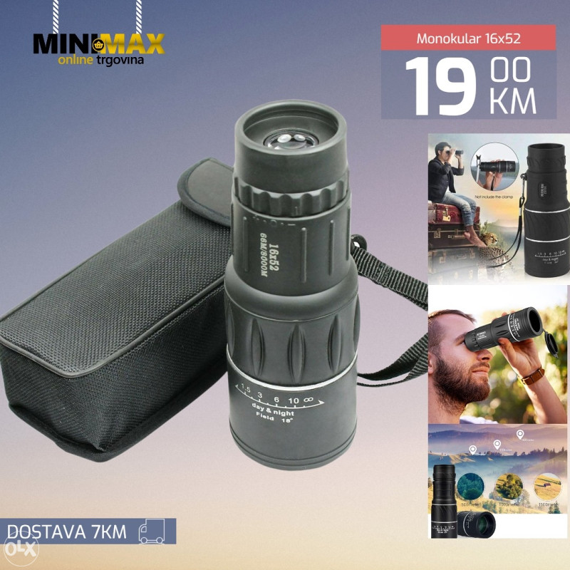 Monokularna optika s dvostrukim fokusom