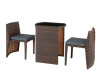 Balkonski set Kuba Rattan 38x47x69 cm i 65x56x72 cm