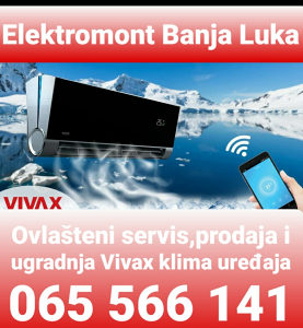 Klima uređaji Vivax sa ugradnjom 065 566 141 B.Luka