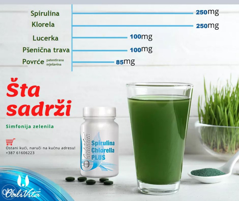 Spirulina Chlorella Plus Biljni preparati OLX.ba