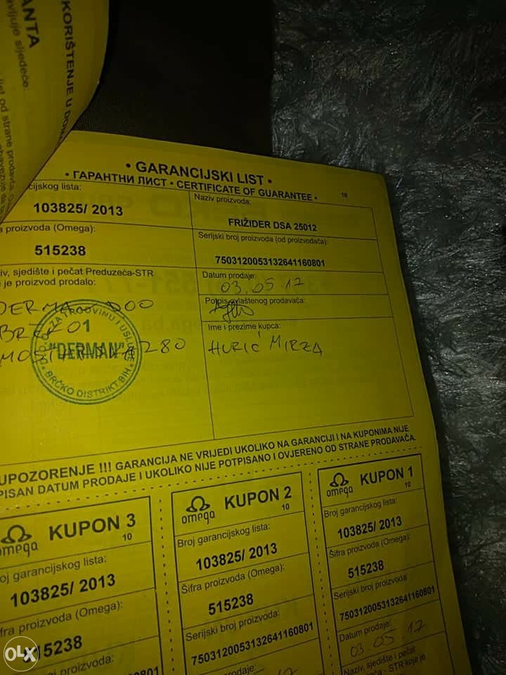 Frizider beko dsa 25012