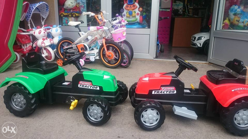 Kidshop, vrtne igracke, autici, bicikli, igracke