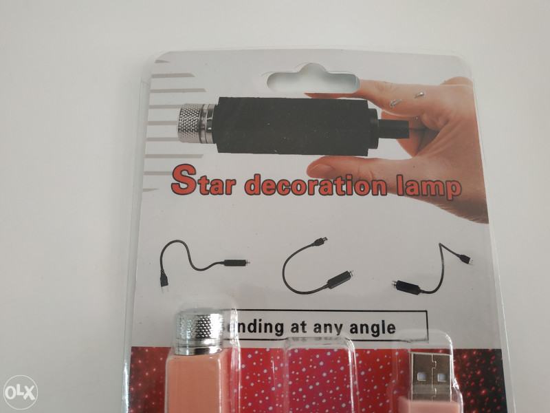 Star decoration lamp, USB ukrasna lampa