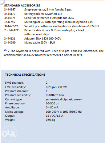 Myomed 134 - Enraf Nonius