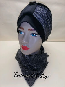 Ženski turban sa šalom