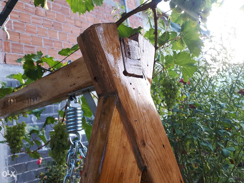 LJULJACKA DRVENA VRTNA HRAST-EPOKSIDNA SMOLA