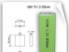 Prizmatična Baterija F6 NiMh 1.2V 800mAh